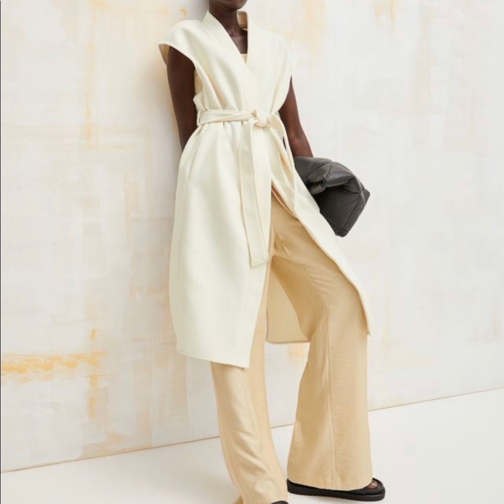 H&M sleeveless coat